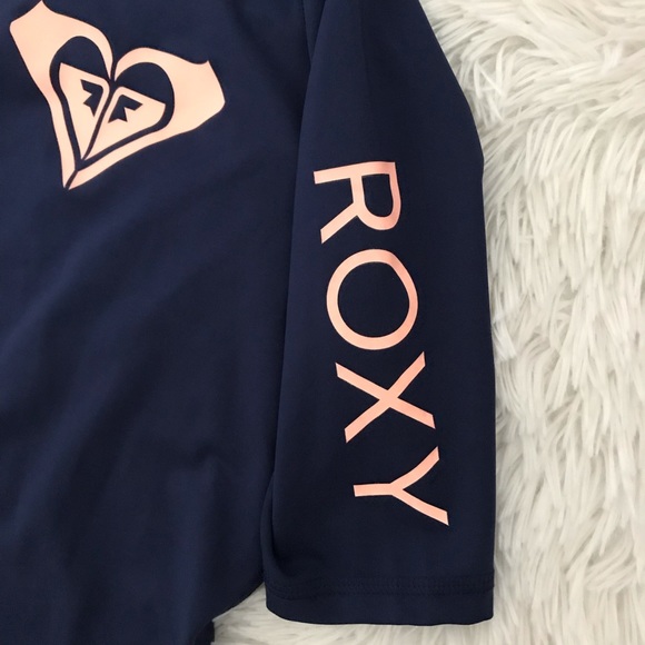 💦 Roxy Girl Rashguards Short Sleeves Top 💦 - Picture 3 of 5